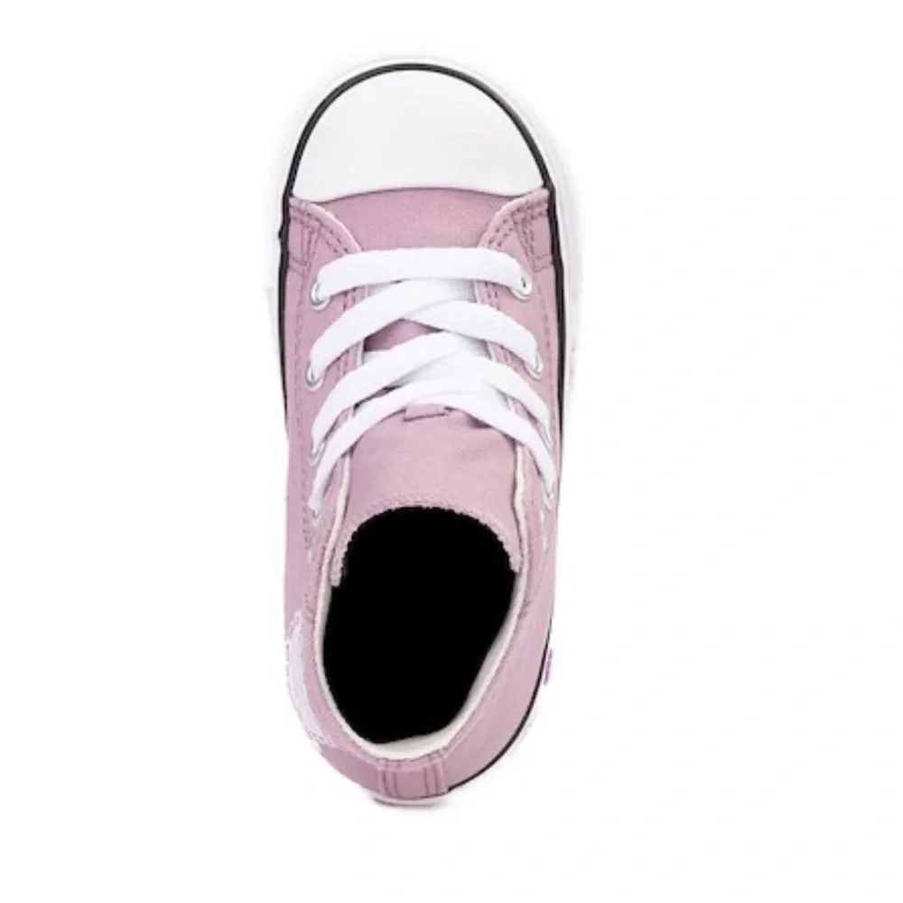 NEW CONVERSE Chuck Taylor Flower High-Top Sneaker Toddler Orchid